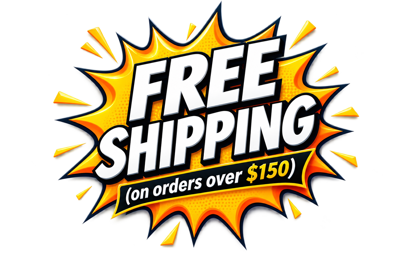 Free shipping on orders over $150